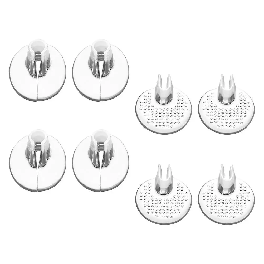 

4 Pairs Transparent PU Toe Separators Soft Silicone Heel Protectors for Sandals Nonslip Forefoot Pads Toe Cushions