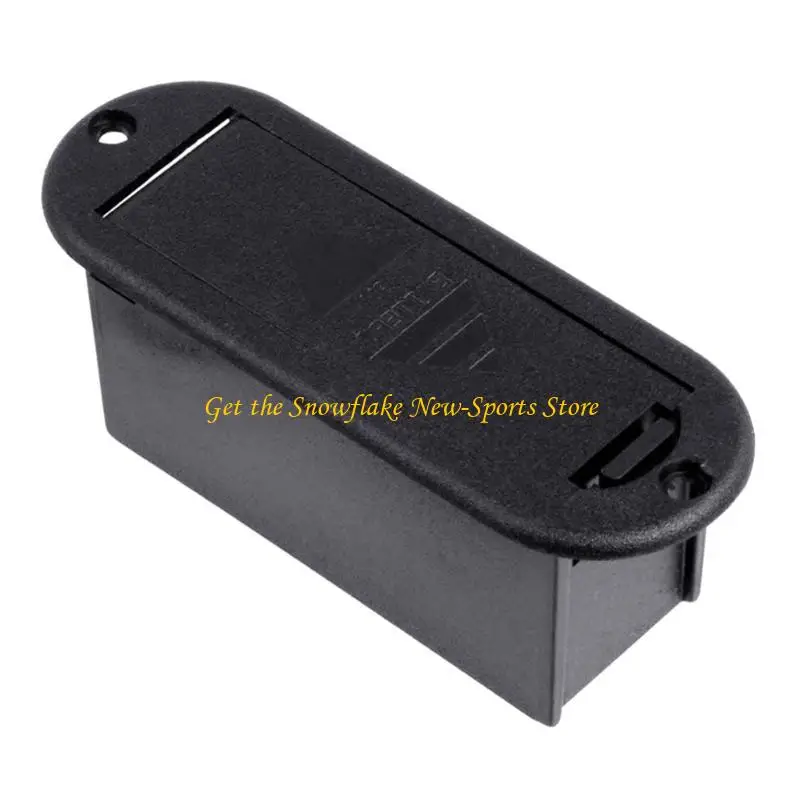E56D Active Bass Guitar Pickup 9V Battery Box Plastic Battery Cover Holder Case for Guitar Bass Pickup Replacement Tool