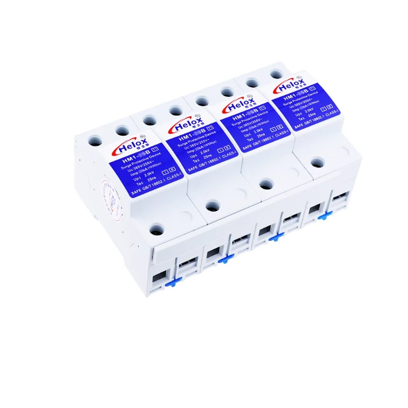 

Уровень защиты от перенапряжения 50KA 380 В грозозащита от перенапряжения уровня T1 HM1-50B