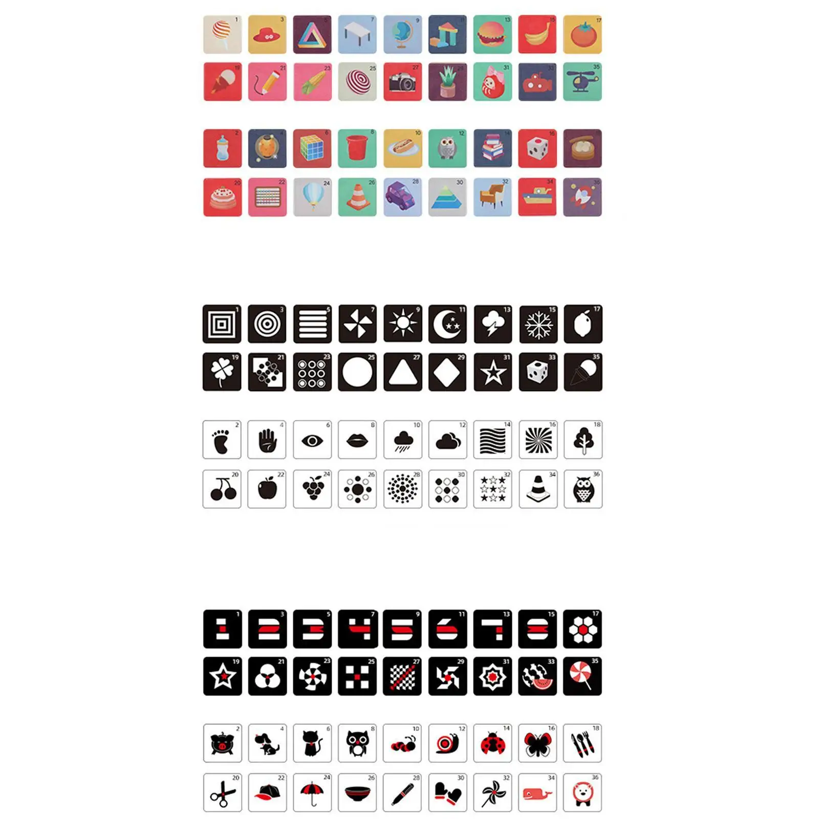 

Детские карточки, дорожная игрушка для раннего образования для мальчиков и девочек 0-6 месяцев, новорожденных