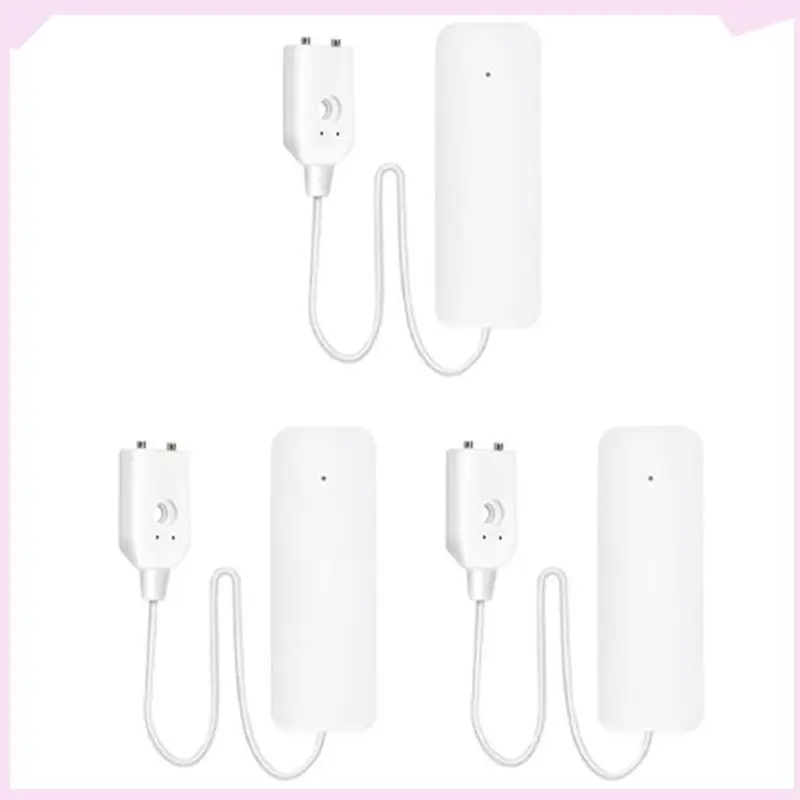 B24B 3X Tuya Zigbee Water Leak Sensor Wireless Flooding Detector Water Leakage Detection Alert Water Level Overflow Alarm