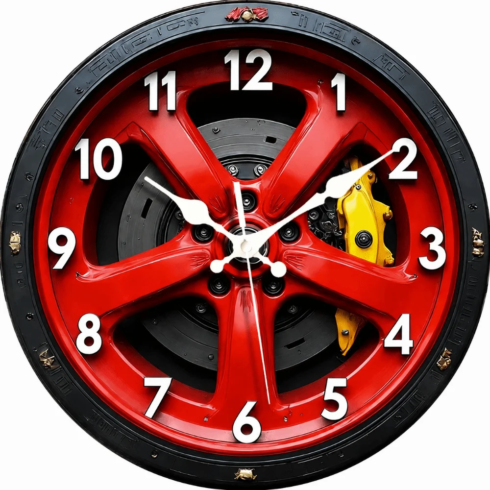 Commercial Kitchen Timer - ساعة حائط بتصميم دراجة نارية ثنائية