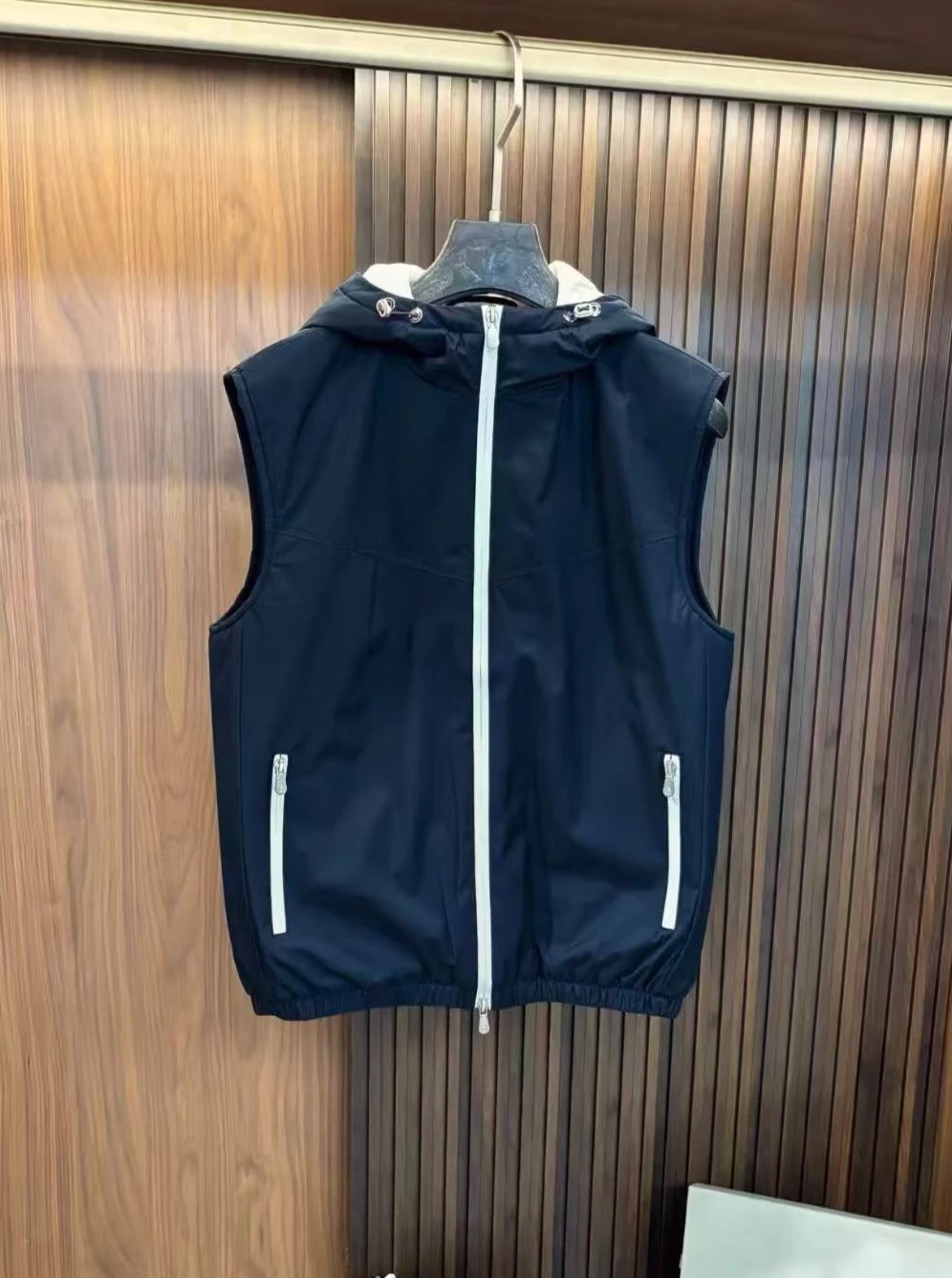 BC hooded embroidered waterproof casual cotton vest
