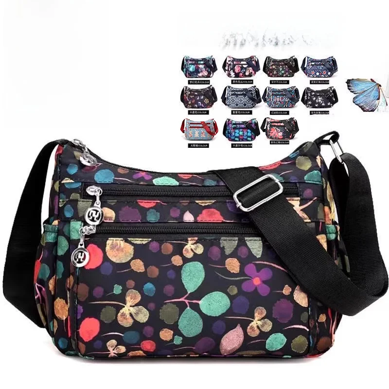 Bolso Bandolera de Tela Ox para Mujer, Estilo 2025, Bolso de Hombro ande Multicapa, Casual y Sencillo para Mujeres de M...
