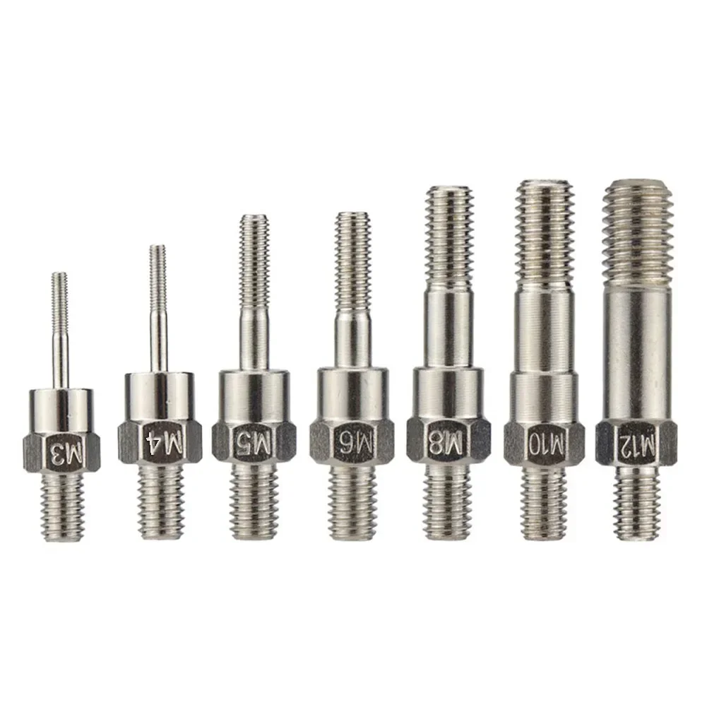 Mão Rivet Gun Head Nuts, instalação simples, Manual Riveter Tool, Acessório para Nuts, M3, M5, M6, M8, M10, M1 2, 1Pc