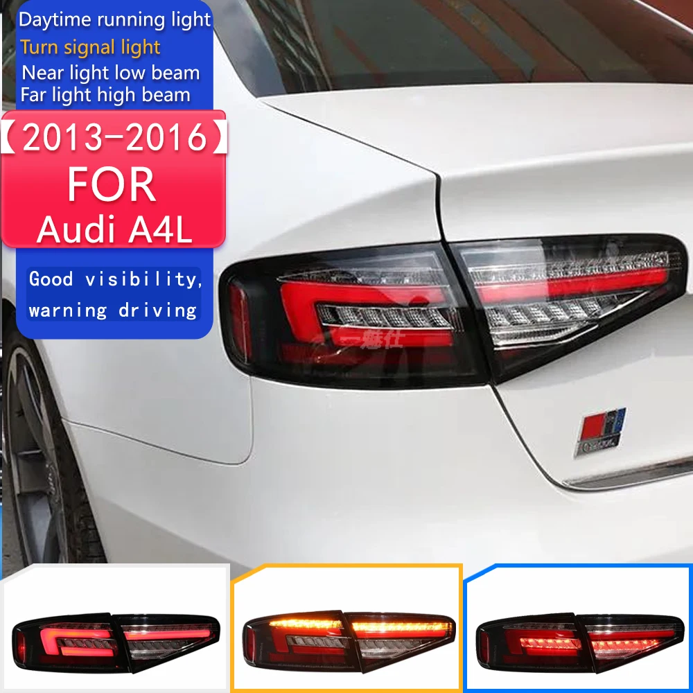 

Для Audi A4 A4L RS4 S4 B8.5 2013-2016 светодиодные автомобильные задние фонари в сборе, обновленная сигнальная лампа, авто задние задние фонари, аксессуары