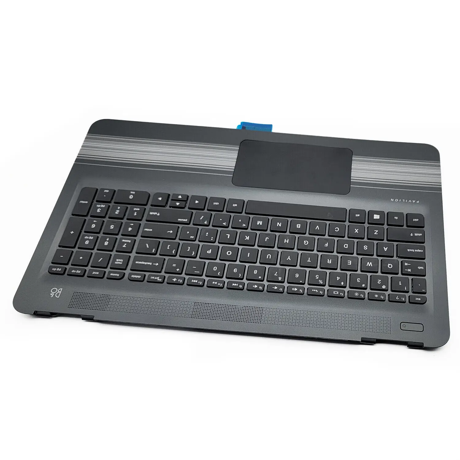 لوحة مفاتيح جديدة بإضاءة خلفية Palmrest ولوحة لمس 856035-001 لـ HP Pavilion 15-AU 15-AW