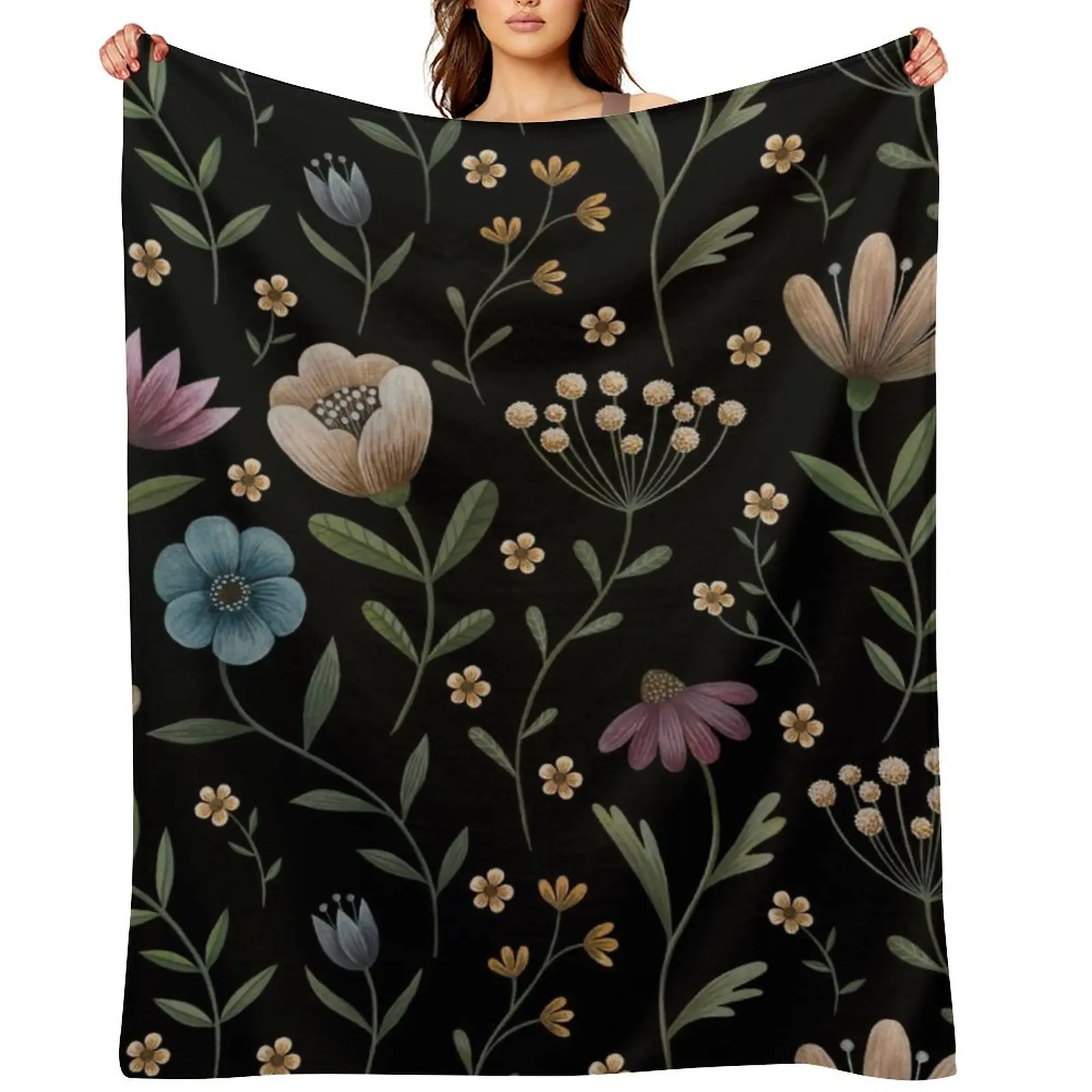 

Secret garden Throw Blanket Weighted Luxury Brand for sofa Hairy Blankets