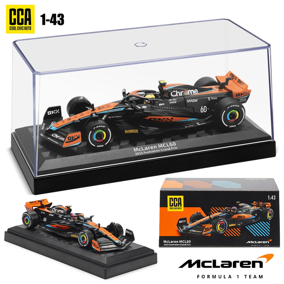 CCA MSZ 1:43 McLaren F1 Team 2023 MCL60 4# Lando Norris 81# Oscar