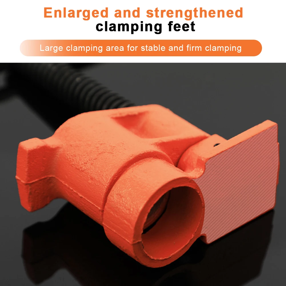 

3/4in Wood Gluing Pipe Clamp Set Quick Release Pipe Clamp Tools Ergonomic Woodworking Pipe Clamp Multifunctional for Woodworker