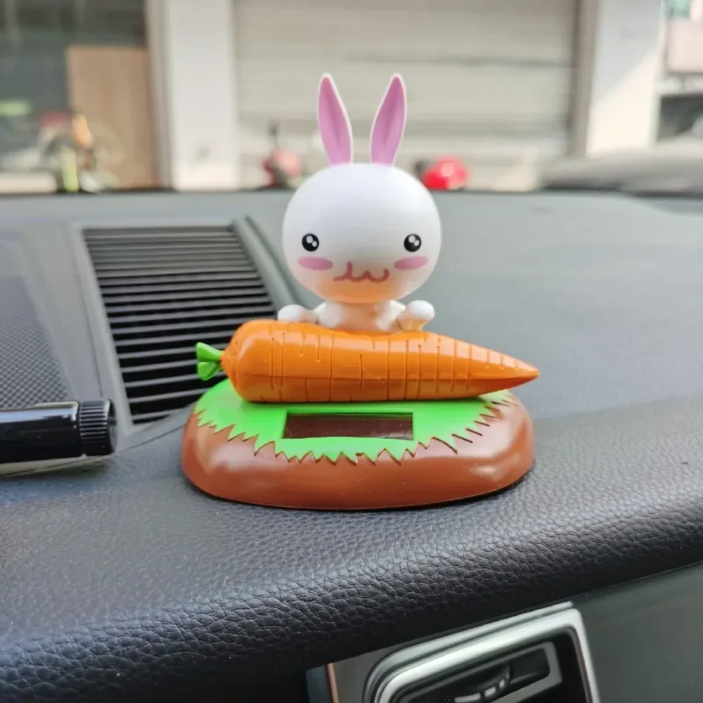 New Car Decoration Solar Energy Decoration Shaking Head Doll Cartoon Animals Shape Decoration Gift Creative Interior Automotive