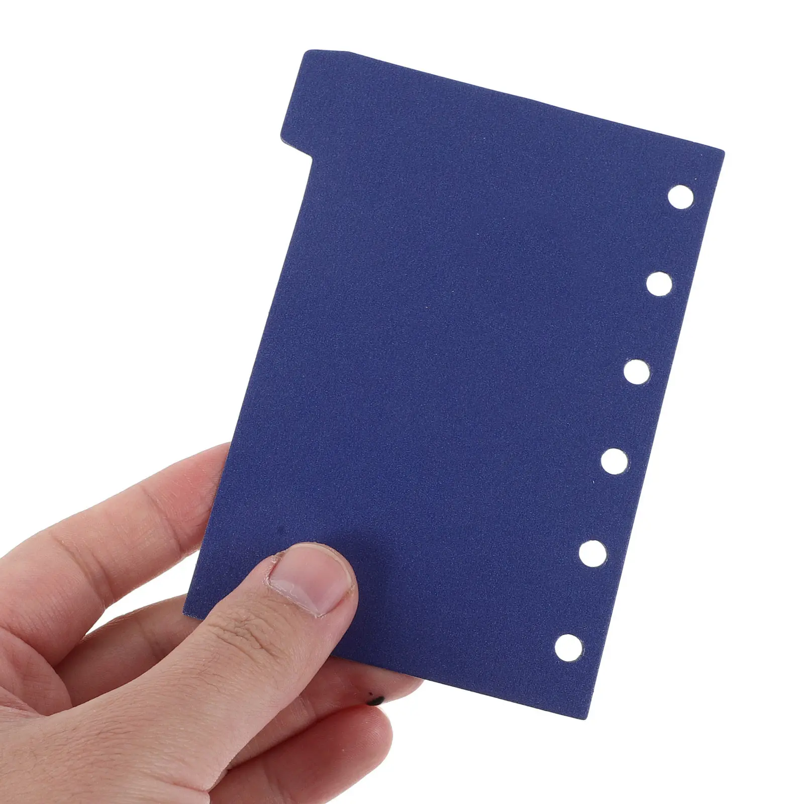 

5Pcs Mini Loose-Leaf Notebook Tab Dividers Sturdy Paper Index Divider Sheets for A7 Discbound Binders Office School Home