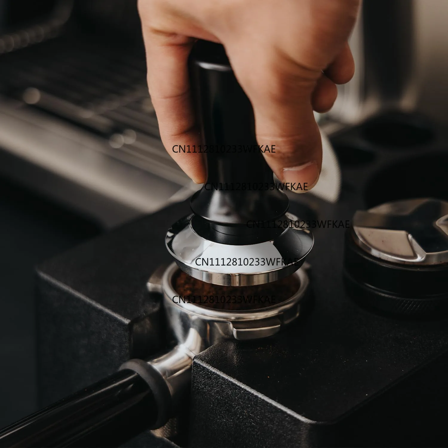 Stainless steel coffee pressing powder hammer connection powder ring powder ring