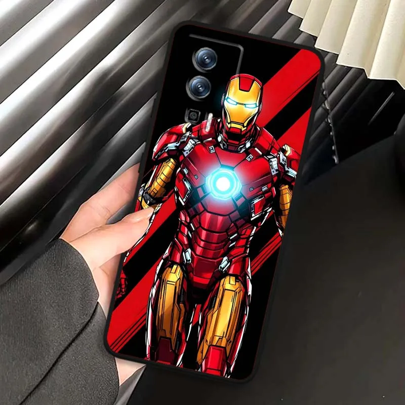 M-Marvels I-Irons M-Mans غطاء ل Xiaomi Redmi 12 13C 12C 13 10C 9T A2 9A 9C 7A نوت 10S 8T 10 9 8 Pro 4G 5G أسود