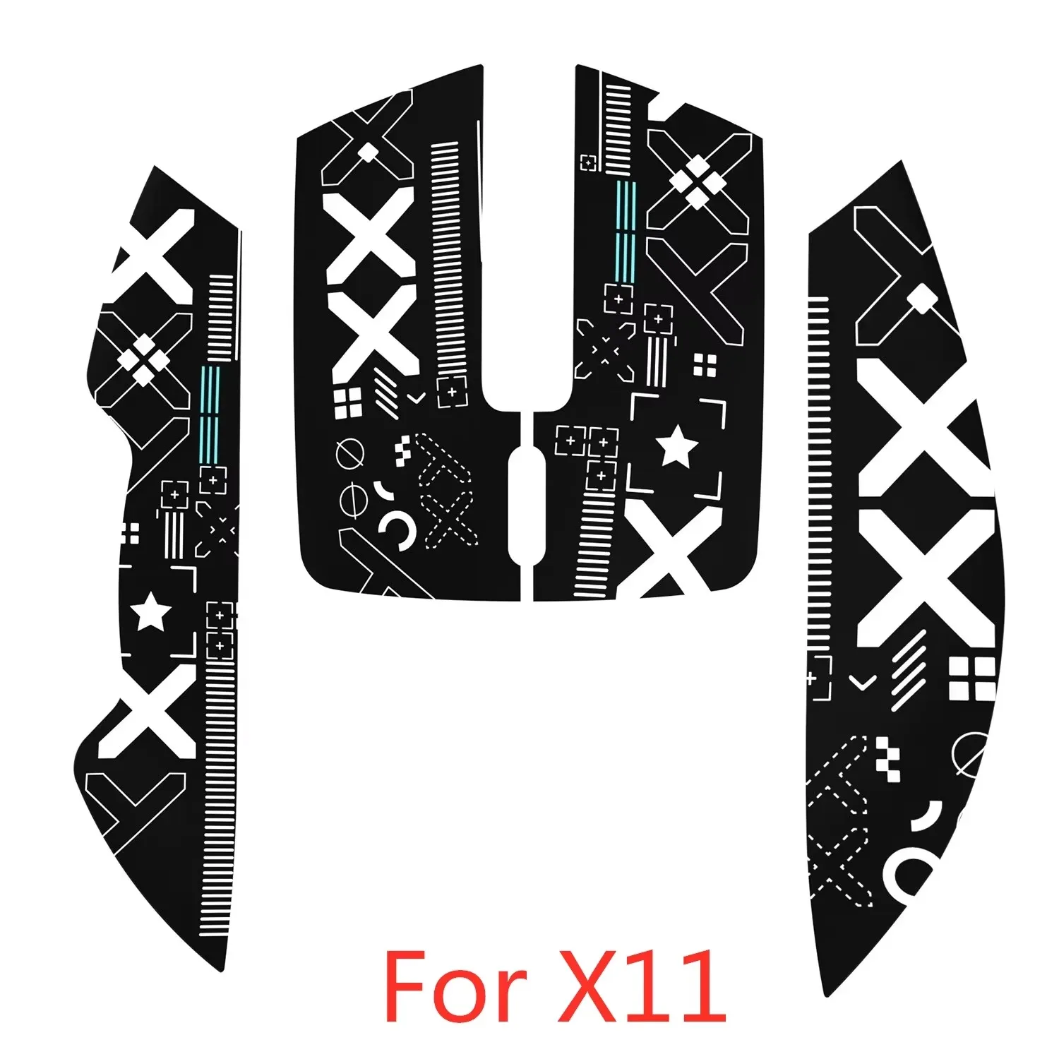 1 Set Mouse Anti Slip Grip Sticker For Attack Shark X3 / X3 Pro / X11 / X6 Non-Slip Anti Sweat Tape Ultrathin