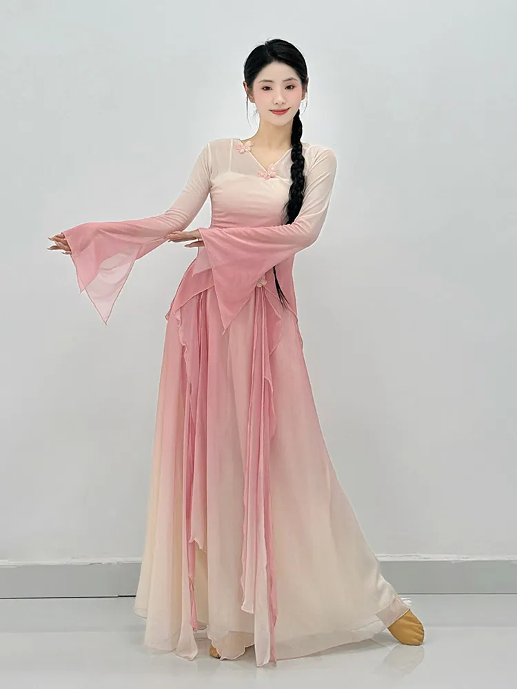 Traditional Chinese Yangko Dance Costume Women National Dance Clothing Performance Stage Wear Ancient Classical Dance Outfit view 5