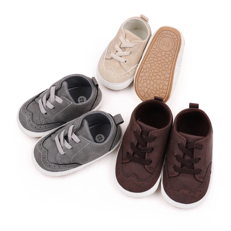 Scarpe da bambino Sneaker Scarpe da indossare casual per la primavera e l\'autunno Suola in TPR antiscivolo PU morbido di alta qualità per bambina