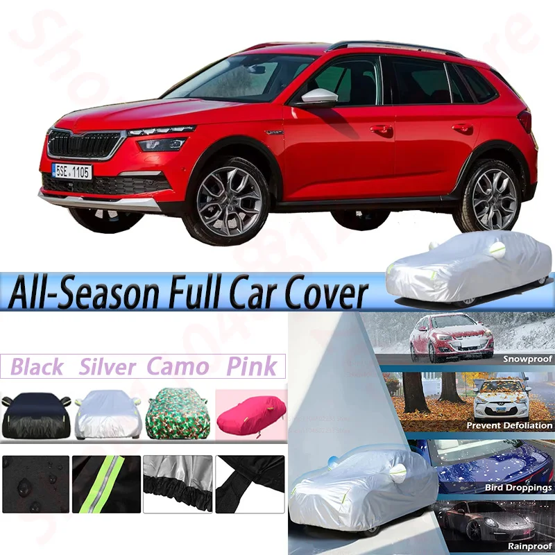 

Waterproof Car Covers Sun Shade Rain Snow Dust Resistant SUV Cover Windproof For Skoda Kamiq 2019-2025