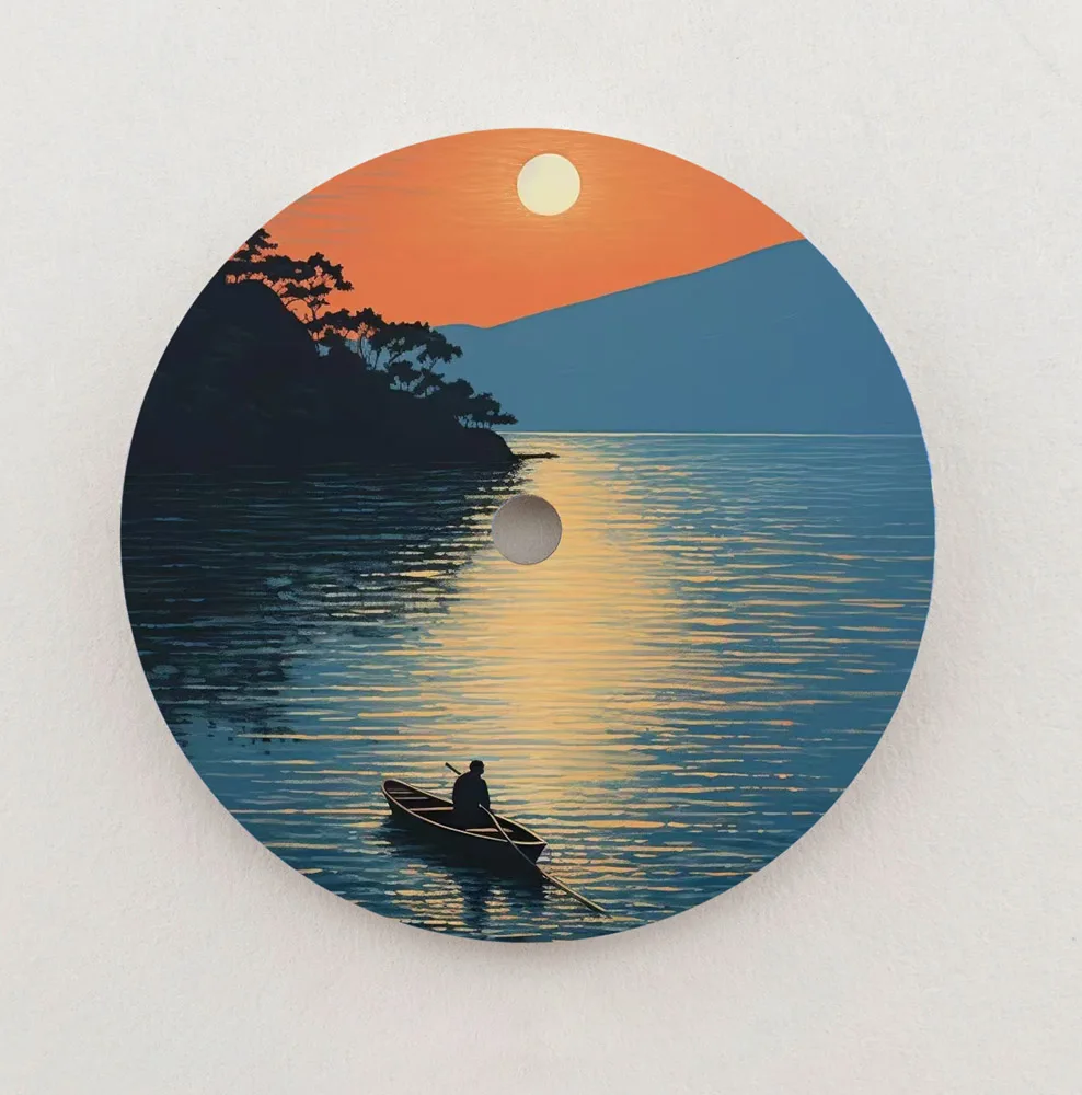 NH35 Dial 28.5mm Dial Lake Sunset Series Dial High-Quality Dial NH36 Dial Custom LOGO Suitable For NH35/36 Movemen