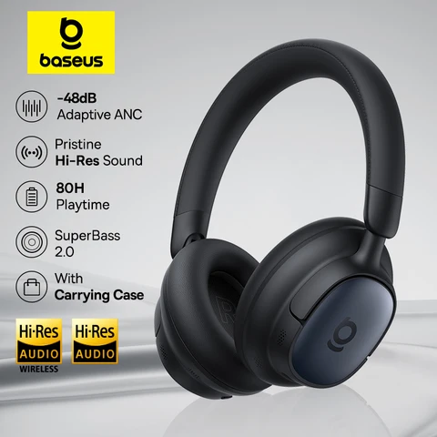 Baseus Bowie MH1 ANC Wireless Headphone 48dB Adaptive Hybrid Noise…