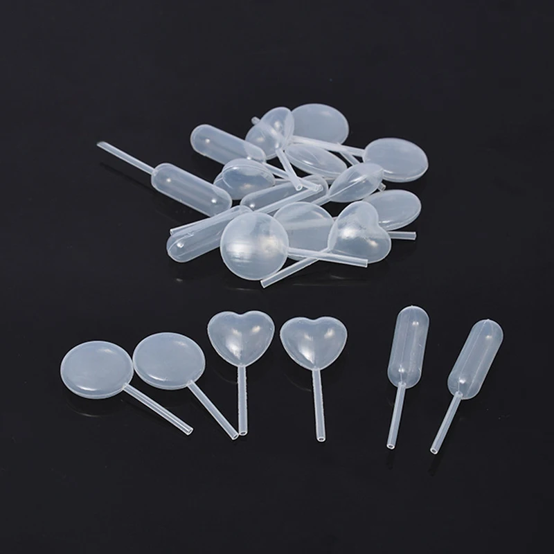 50pcs 4ml Sauce Droppers For Cupcakes Ice Cream Ketchup Pastries Stuffed Dispenser Mini Squeeze Transfer Pipettes Dessert Tools