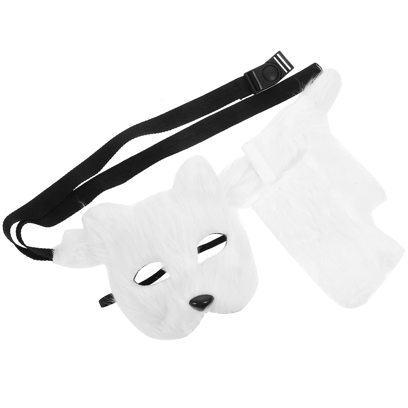 1 مجموعة الذئب قناع الذيل قفازات الحيوان تأثيري حلي حفلة الهالوين مهرجان لعب الأدوار قناع الدعائم صور الزخرفية