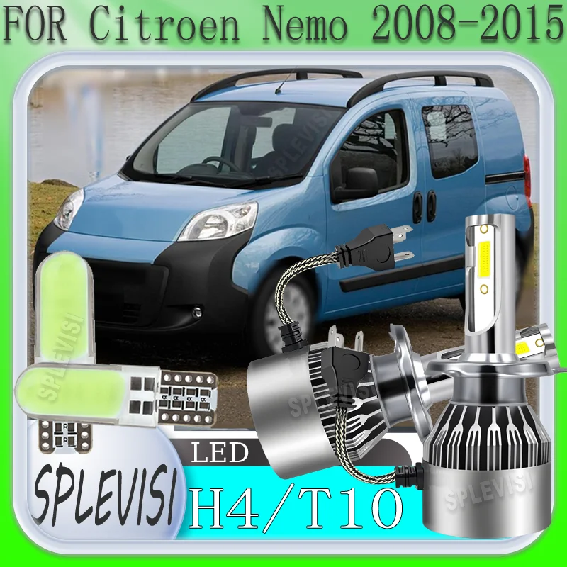 

Improved Visibility Quiet Operation Long-Distance H4 LED headlight FOR Citroen Nemo 2008 2009 2010 2011 2012 2013 2014 2015