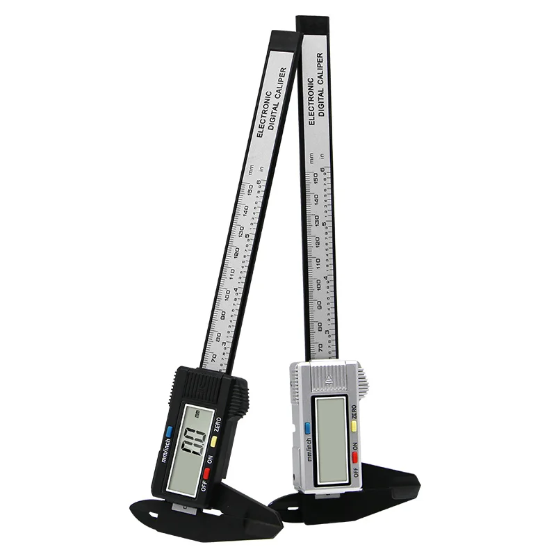 0-100mm 0-150mm Caliper 6 pollici LCD Elettronico Digitale Compasso A Nonio Micrometro Strumento di Misura