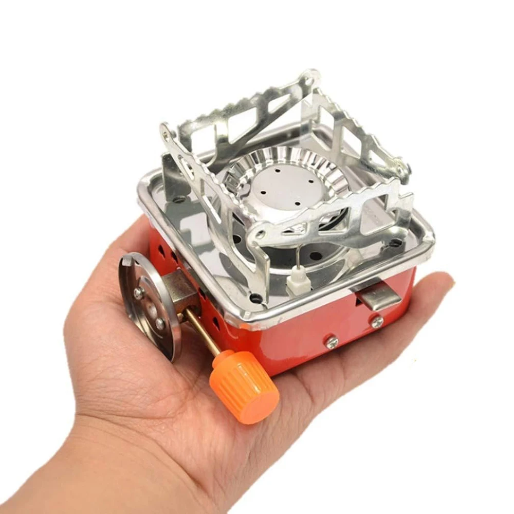 Portable Burner Camping Foldable Windproof Outdoor Gas Tank Stove for Backpacking Camping Hiking Picnic BBQ Cooking Equipment view 3