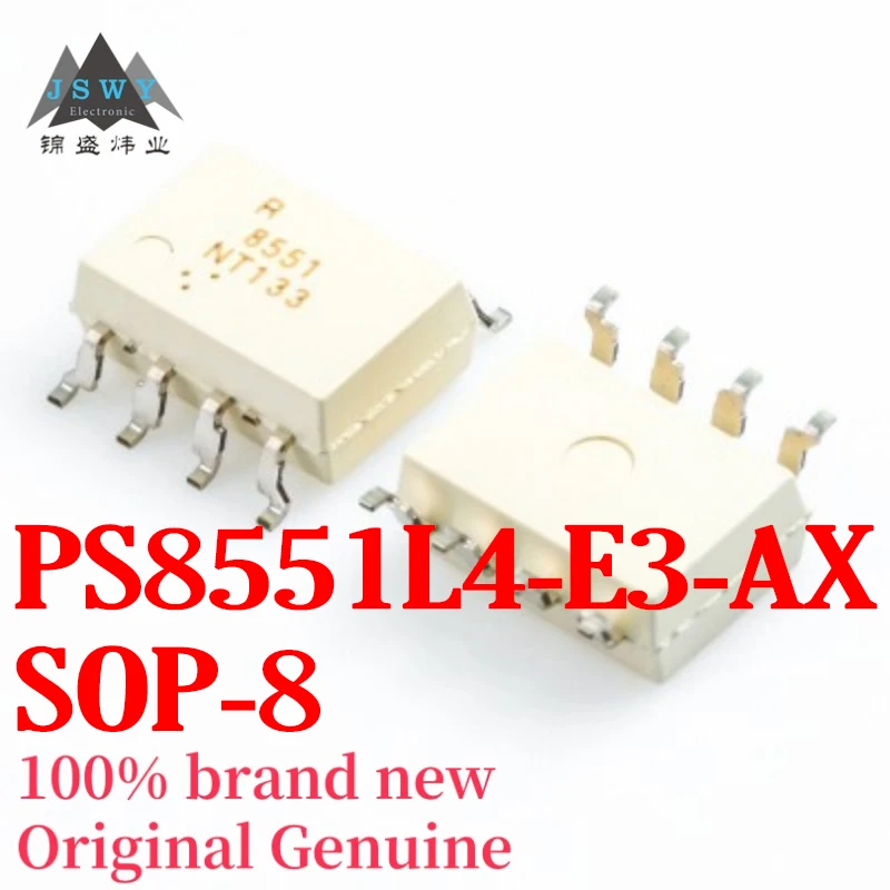 (5/50 uds) PS8551L4-E3-AX PS8551L4 SOIC-8 amplificador operativo nueva electrónica Original envío rápido envío gratis