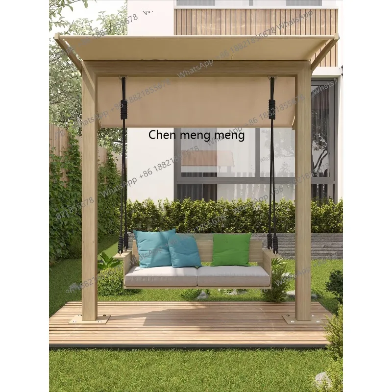 Swing Outdoor Courtyard Garden Balcony Outdoor, Lounger, Sunscreen Waterproof Swing Rocking Chair