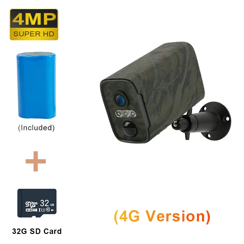 Lclctek 4mp 4g SIM-Karte mobile App Trail Jagd batterie betriebene Kamera Pir Erkennung Outdoor IP66 drahtlose Sicherheit CCTV-Kamera 6
