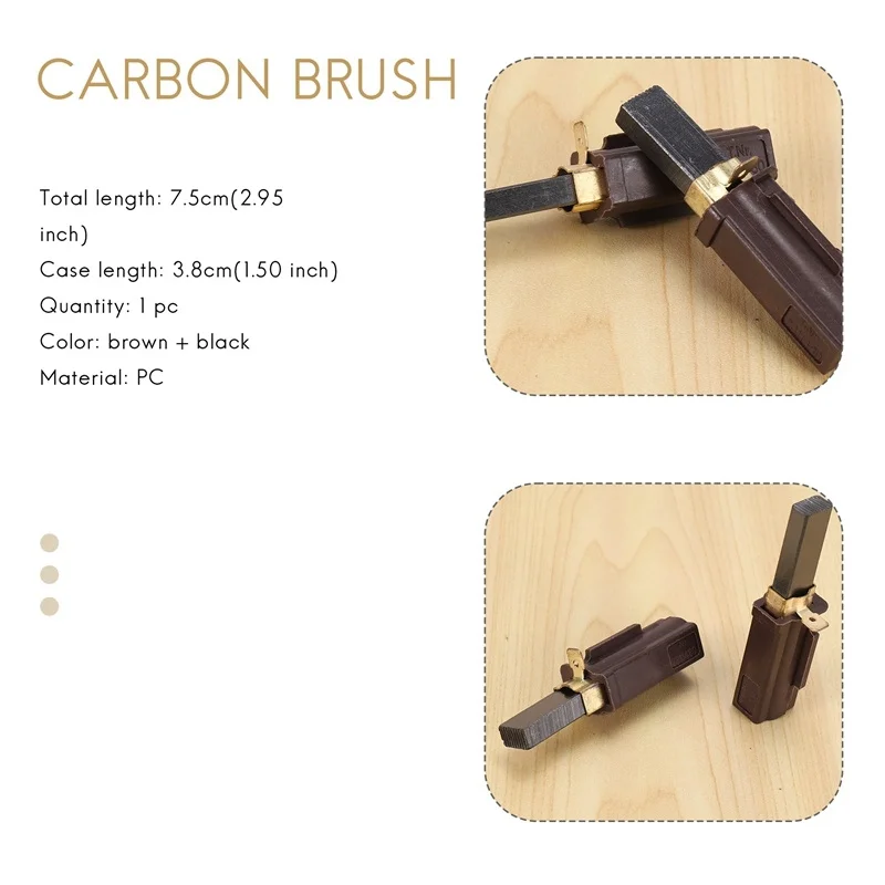 BOFF- Spazzola di carbone per motore aspirapolvere 2311480 333261   33326-1 Per utensili Ametek Lamb