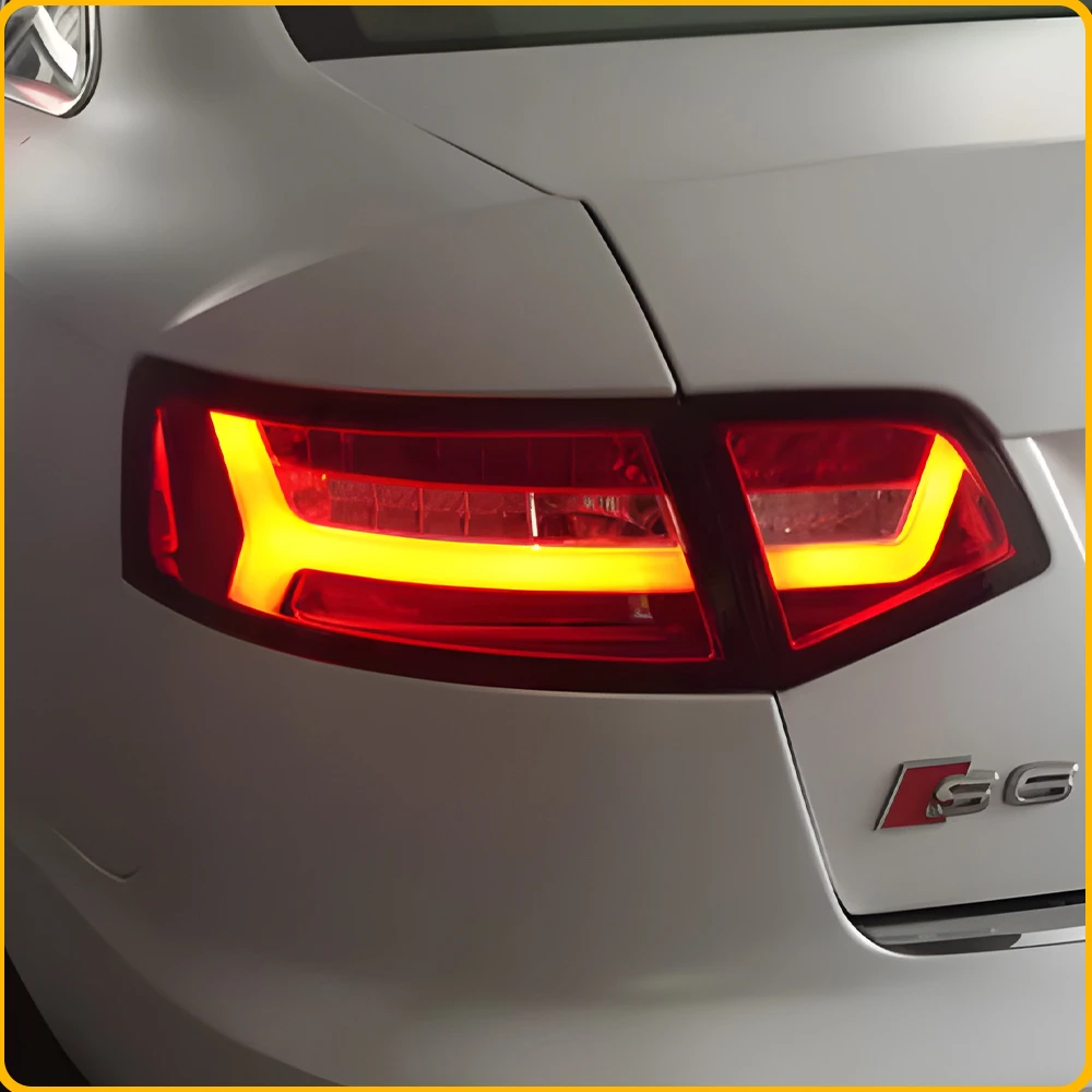 

Auto LED Taillight Assembly For Audi A6 C6 4F 2009-2011 Upgrade Rear Lamps Plug And Play Car Accessories Streamer Turn Light