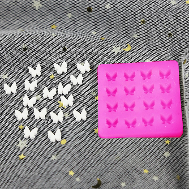 Butterfly Shape Cake Fondant Silicone Mold DIY Clay Epoxy Resin Mould Chocolate Candy Cupcake Topper Decoration