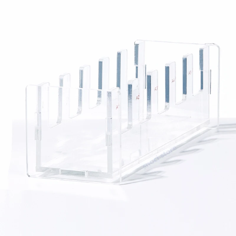 Petri dish rack laboratory rack plexiglass petri dish rack vertical acrylic impact-resistant broken 90mm5 holes 1 Piece