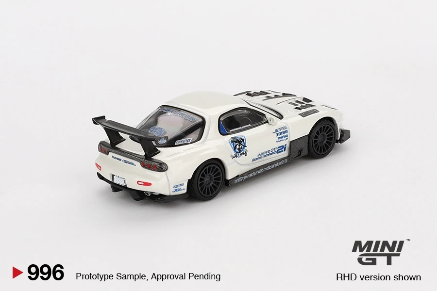 MINIGT 1/64 Mazda RX-7 FD3S Metalowy Model Auta Zabawka Odlewany Ciśnieniowo Prezent