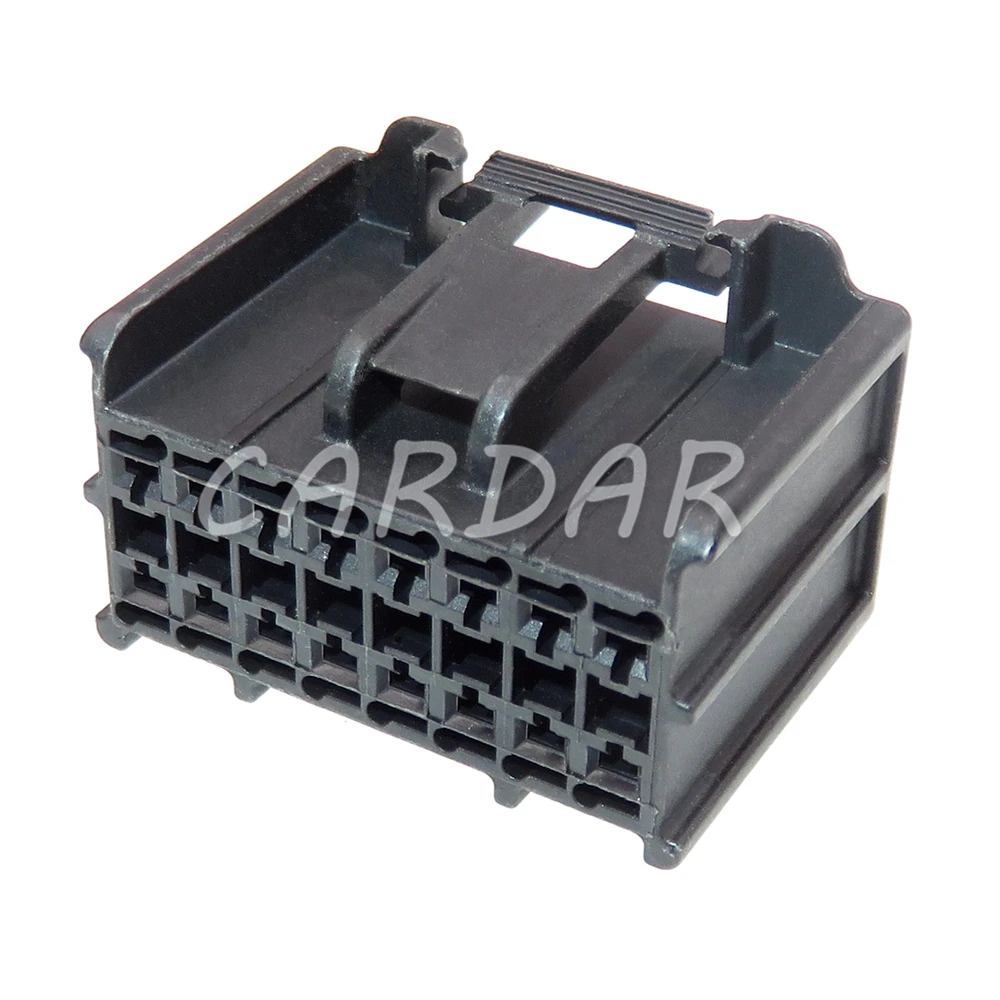 1 Set 16 Pin 13520382 Black Automobile Wire Harness Plastic Housing Unsealed Socket AC Assembly With Terminal