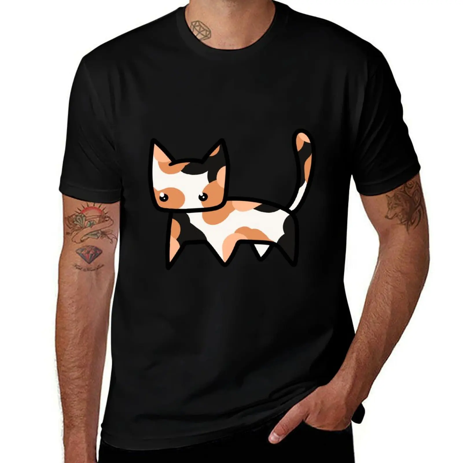 

Tiny Calico Cat T-Shirt graphic t shirts for man t shirt custom print T-Shirt