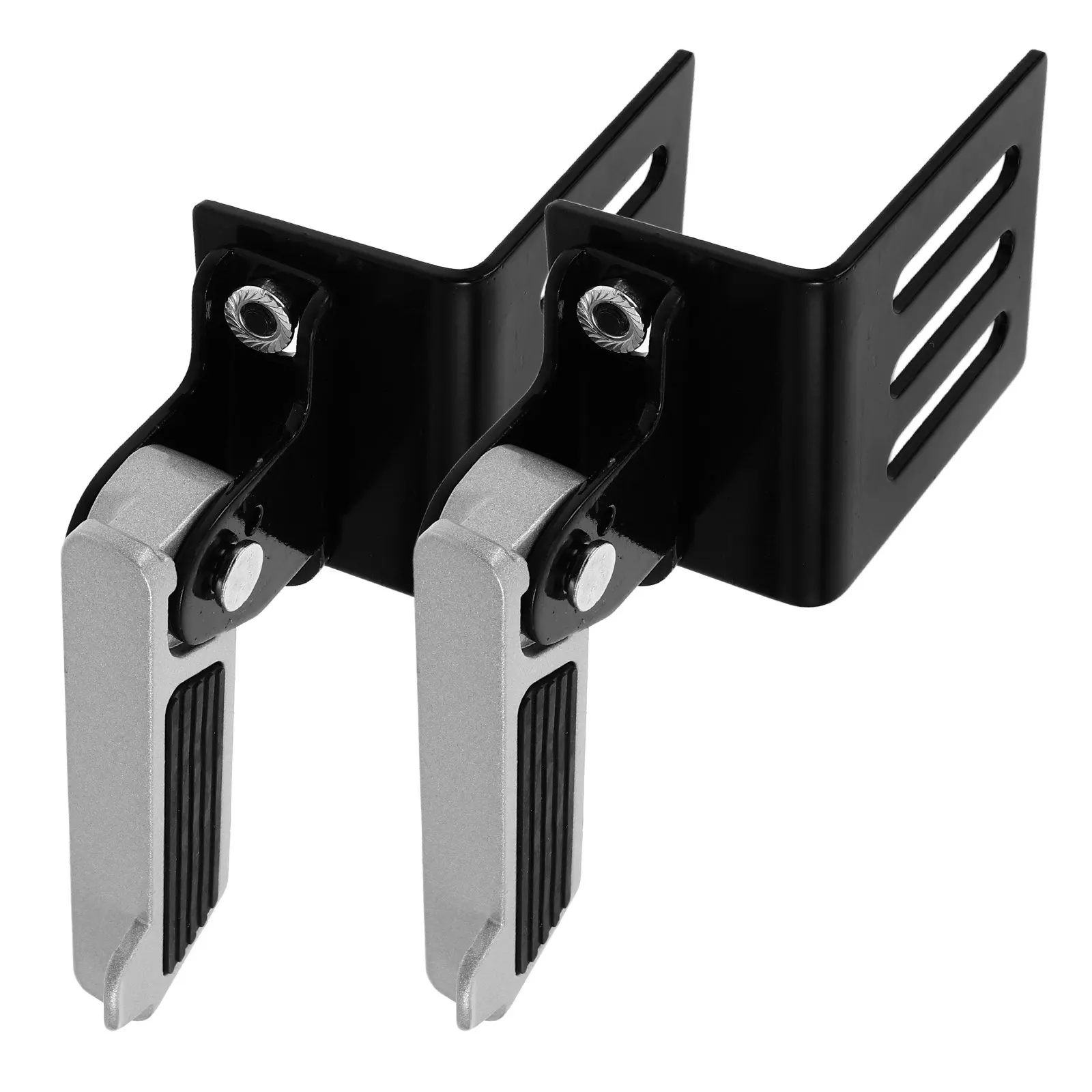 

1Pair Universal Folding Aluminum Alloy Foot Pegs for Electric Scooters Motorcycle Front Foot Pedals Sturdy Non-Slip Driver