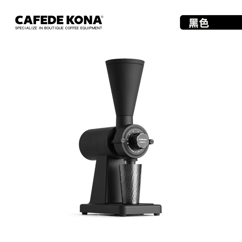 CAFEDE KONA G-ONE Pro Moulin à grains de café électrique 60mm Couteau plat Moulin à café Moulin à grains de café simple avec café italien 220V