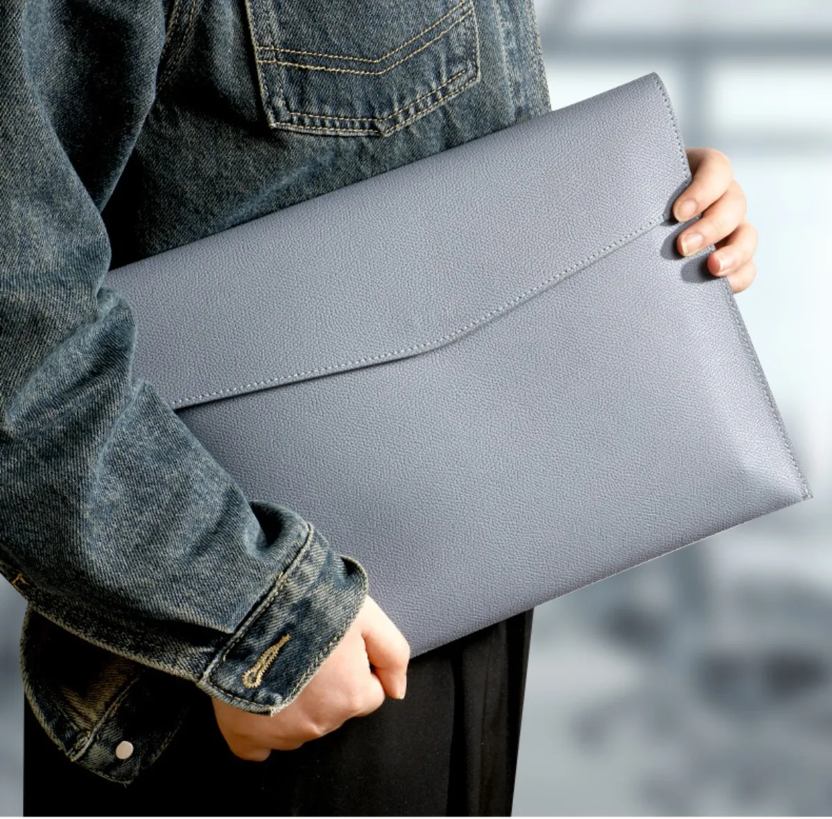 กระเป๋าเอกสารหนังเทียม, กระเป๋าข้อมูลธุรกิจ, แฟ้ม A4, อุปกรณ์การเรียนและสํานักงาน, กระเป๋าเก็บของ