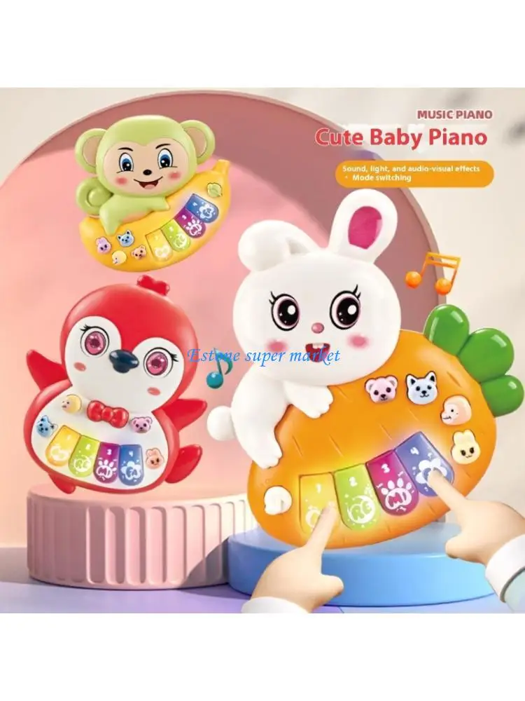 090B Multifunctional Electronic Piano Keyboard Toy For Toddlers Animal Sound Effects Parent Child Interaction Activity