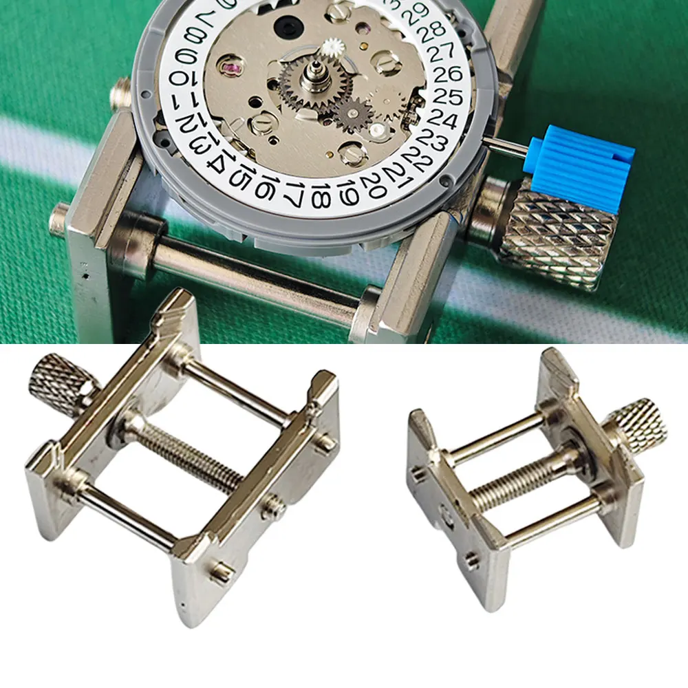 2pcs Multifunctional Universal Watch Movement Holder Fixed Base 4039 4040 2in1 Watches Case Clamp Repair Tools for Watchmaker