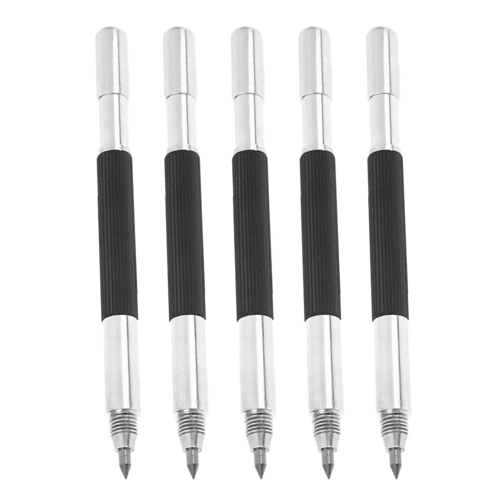 

Tool Scriber Pen Steel Tungsten Carbide Black+Silver Scribe Marker Scriber Scribing Pen Exquisite High Quality