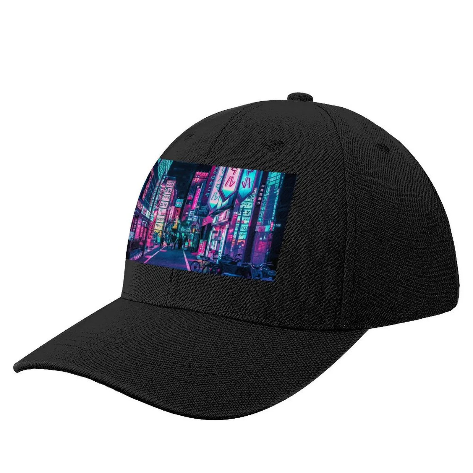 

Tokyo - A Neon Wonderland Baseball Cap Sun Cap black hard hat Men Hats Women's