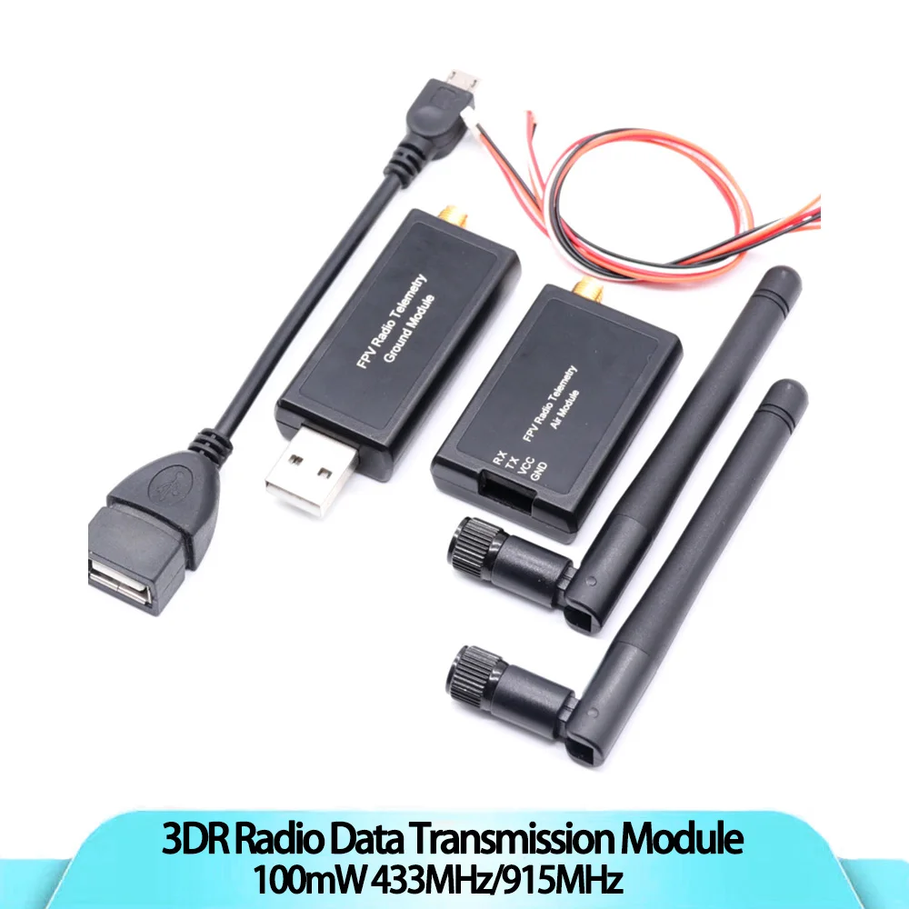 

B-CUBE 3DR модуль радиопередачи данных 100 мВт 433 МГц/915 МГц аксессуары для радиодронов