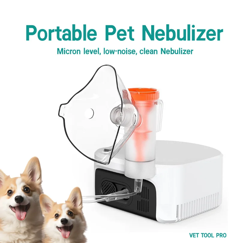 

Медицинский сетчатый бесшумный распылитель для ухода за домашними животными, портативный распылитель, ветеринарный распылитель для респираторов домашних животных, оборудование для клиники для домашних животных