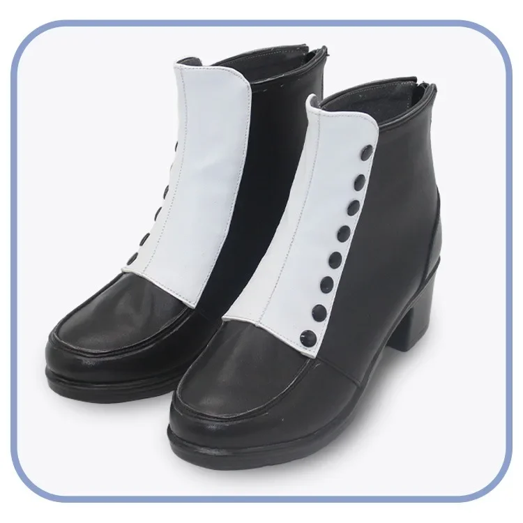 Game Blue Archive Saiba Midori Momoi Cosplay Shoes PU Leather Shoes Halloween Carnival Boots Cosplay Prop Custom Made