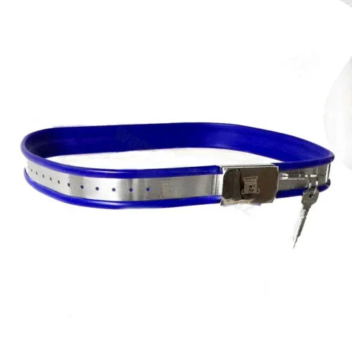 Adjustable Stainless Steel Silicone Waist Band Chastity Belt BDSM Bondage Restraints Wear Adult Sex Toys for Women Men